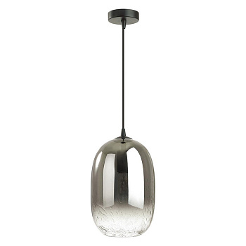 4820//1 PENDANT ODL21 279 дымчатый//черный Подвес E27 1*60W AIRLY
