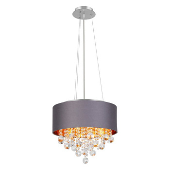 SL1350.703.04 Светильник подвесной ST-Luce Хром//Серый, Золотистый, Прозрачный E14 4*40W