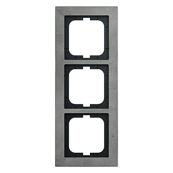 Рамка 3 поста ABB AXCENT, арт-бетон, 2CKA001754A4797