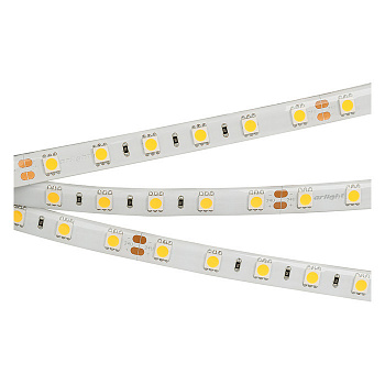 Светодиодная лента RTW 2-5000SE 24V White 2x (5060, 300 LED, LUX) (Arlight, 14.4 Вт//м, IP65)