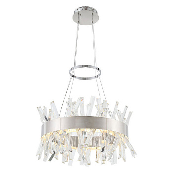 SL384.103.01 Светильник подвесной ST-Luce Хром//Хром, Прозрачный LED 1*85W