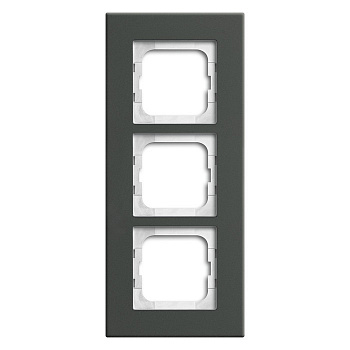 Рамка 3 поста ABB CARAT, фарфор, 2CKA001754A4822