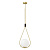 4810//1A PENDANT ODL21 447 золтой//черный//белый Подвес E14 1*40W FLARI