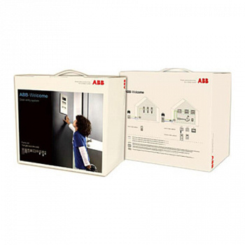 2TMA070140N0087  M20364 Комлект домофона на две семьи, станция вызова, мини, два АУ 4,3 классик с ин
