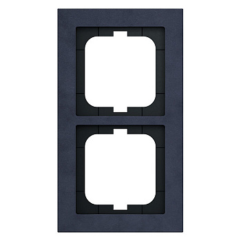 Рамка 2 поста ABB AXCENT, richlite синий, 2CKA001754A4786