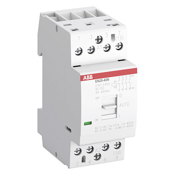 Модульный контактор ABB ESB-N 3НО 25А 230В AC//DC, 1SAE232111R0630