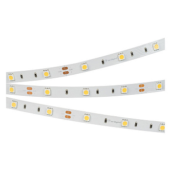 Светодиодная лента RT 2-5000 12V White6000 (5060, 150 LED, LUX) (Arlight, 7.2 Вт//м, IP20)