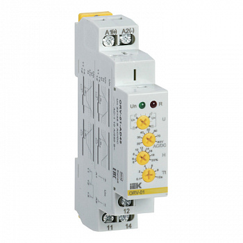 Реле напряжения ORV. 1ф 24-48 В AC//DC IEK