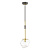 4789//1 LOFT ODL21 449 черный//золотой//прозрачный Подвес G9 1*40W STONO