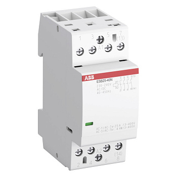 Модульный контактор ABB ESB-N 1НО+3НЗ 25А 110В AC//DC, 1SAE231111R0413